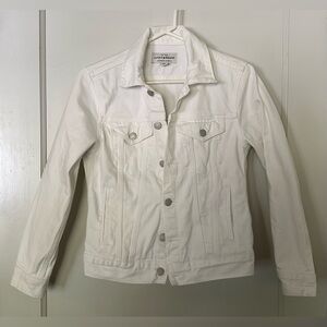 Lucky Brand Women's Crisp White Jean Jacket